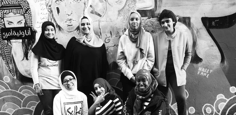 Nayeema, Anna, Reem, Adeela, Farhana, Mariem and Idil 3CR Radio