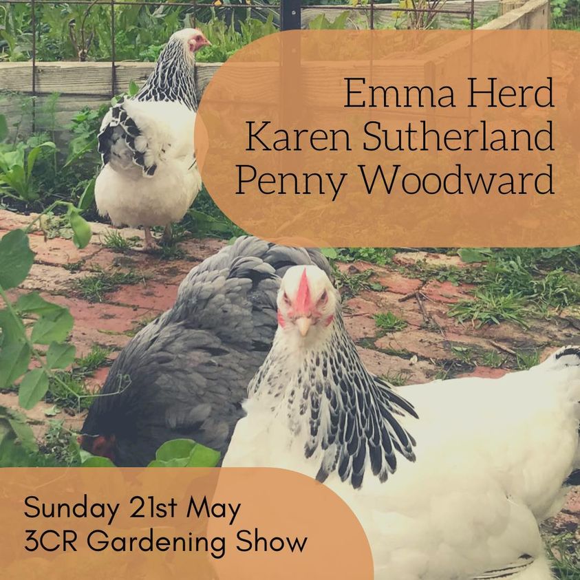 3CR Gardening Show  - Emma Herd will be joined by Penny Woodward and Karen Sutherland