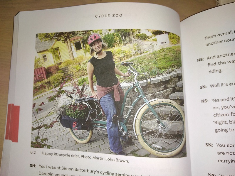 Happy Xtracycle rider. Photo: Martin John Brown, (Cycle Zoo, page 72)