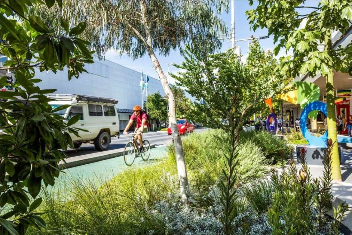 National Award for Malop Street Green Spine: October 2019. Image from City of Greater Geelong