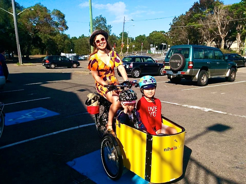 Sarah Imm: cycling with kids