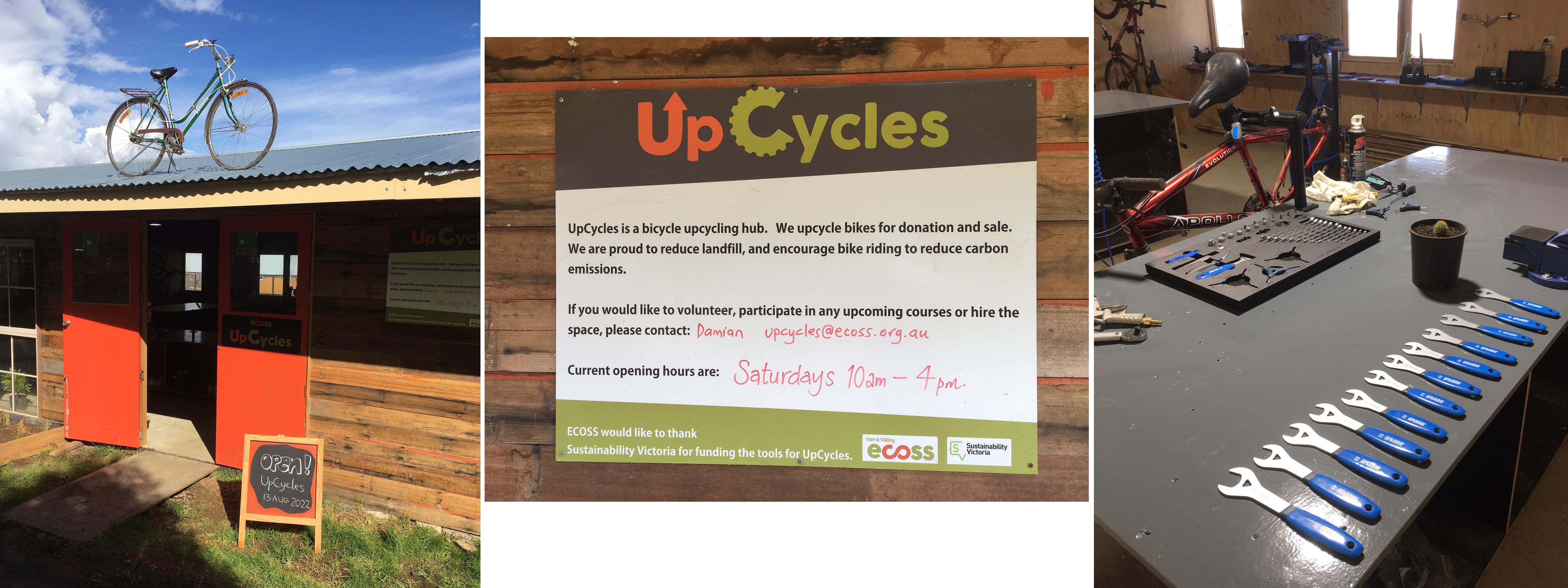 UpCycles at Yarra Valley ECOSS, Image credit: Damian Auton