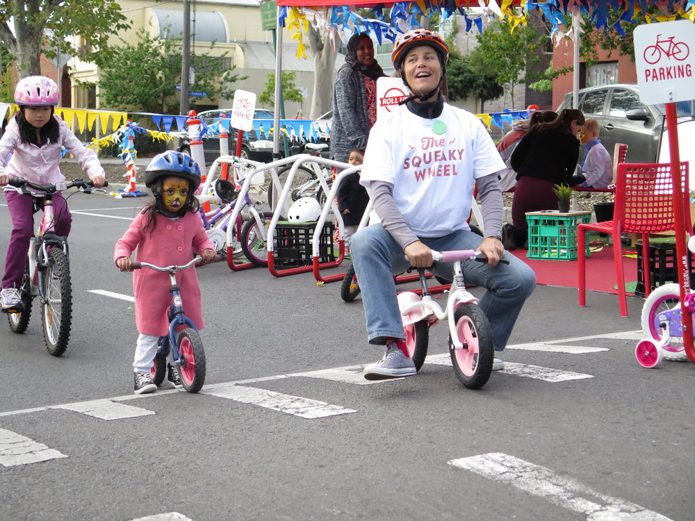 Coming up: Roll Up Bicycle Valet Parking & Wheelie Workshop at  2017 summer event in Queens Park