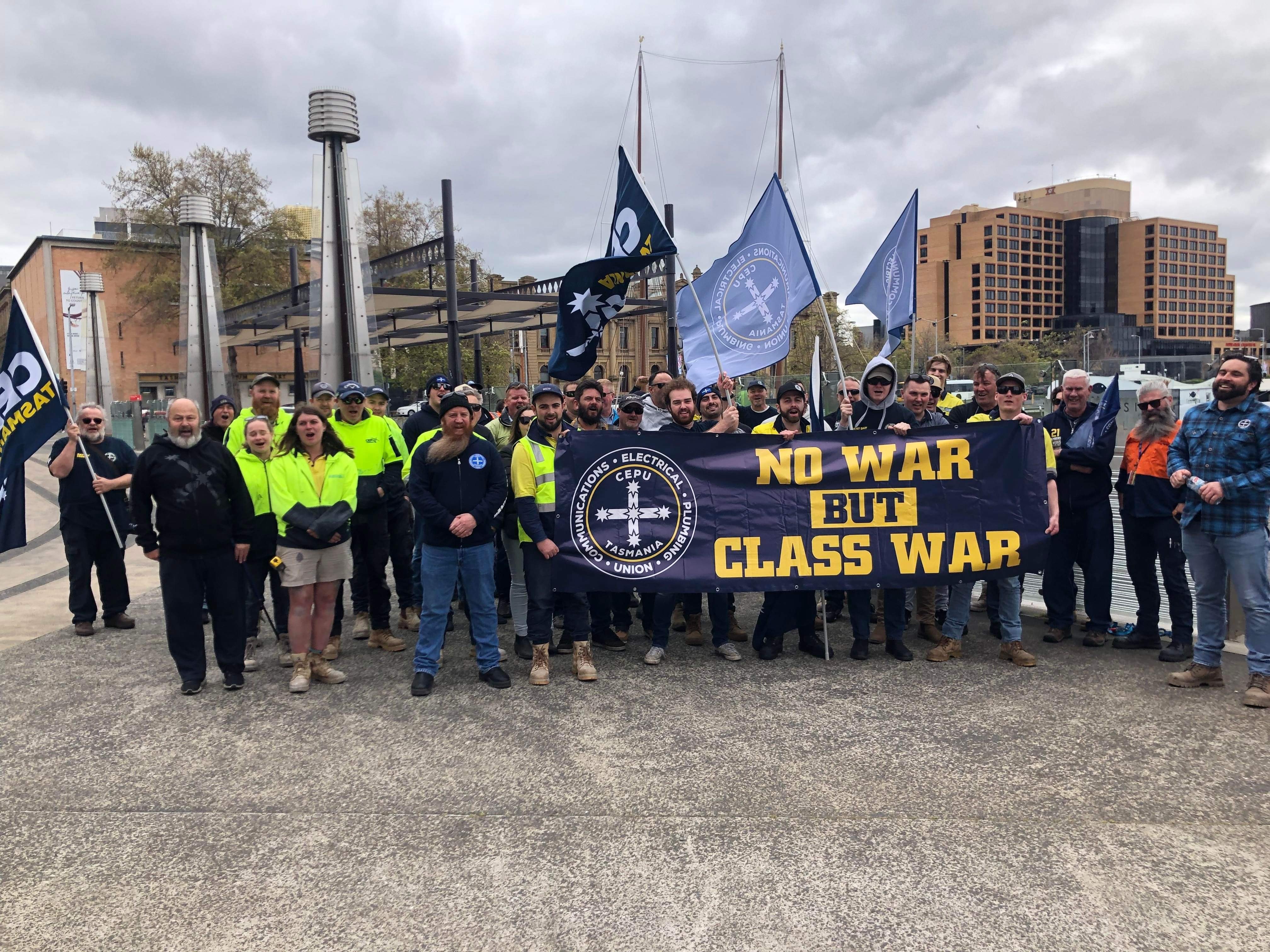 Hydro Tasmania Workers fight for fair