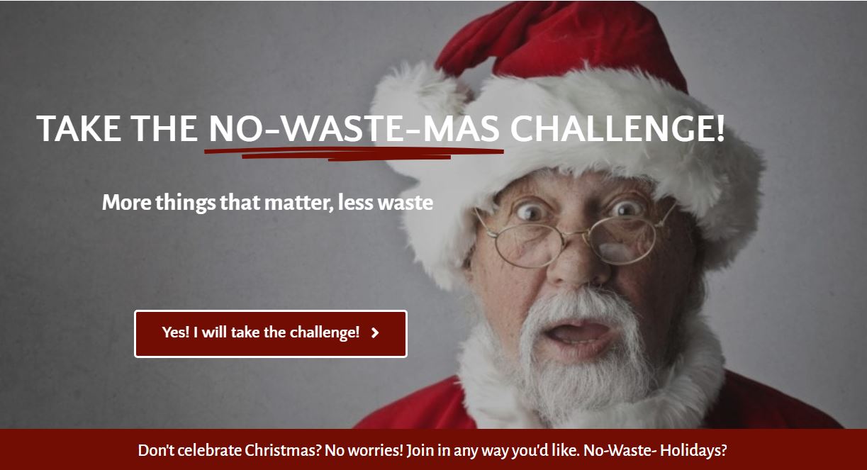 Take the no-waste-mas challenge