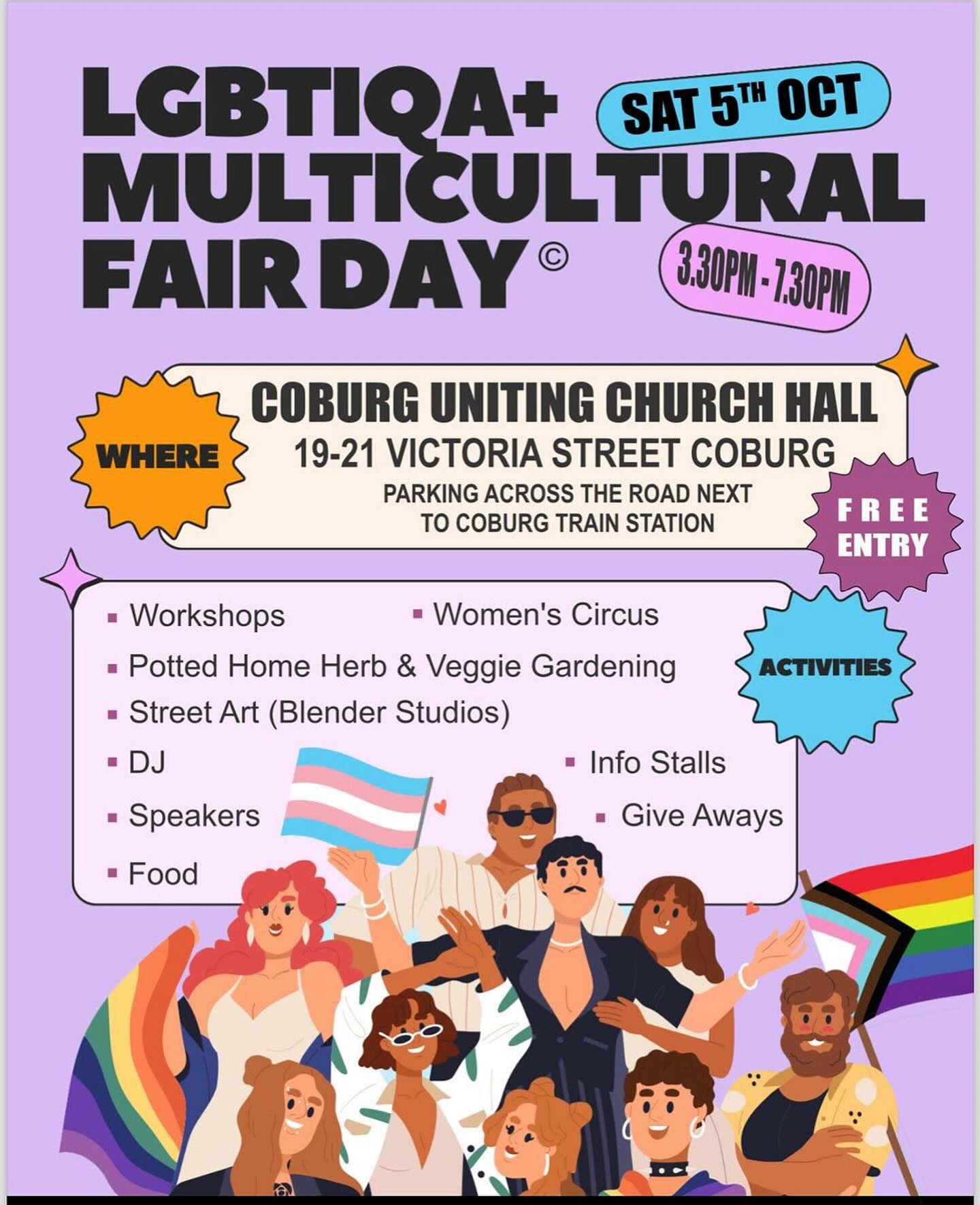 LGBTQIA+ Multicultural Fair Day 2024