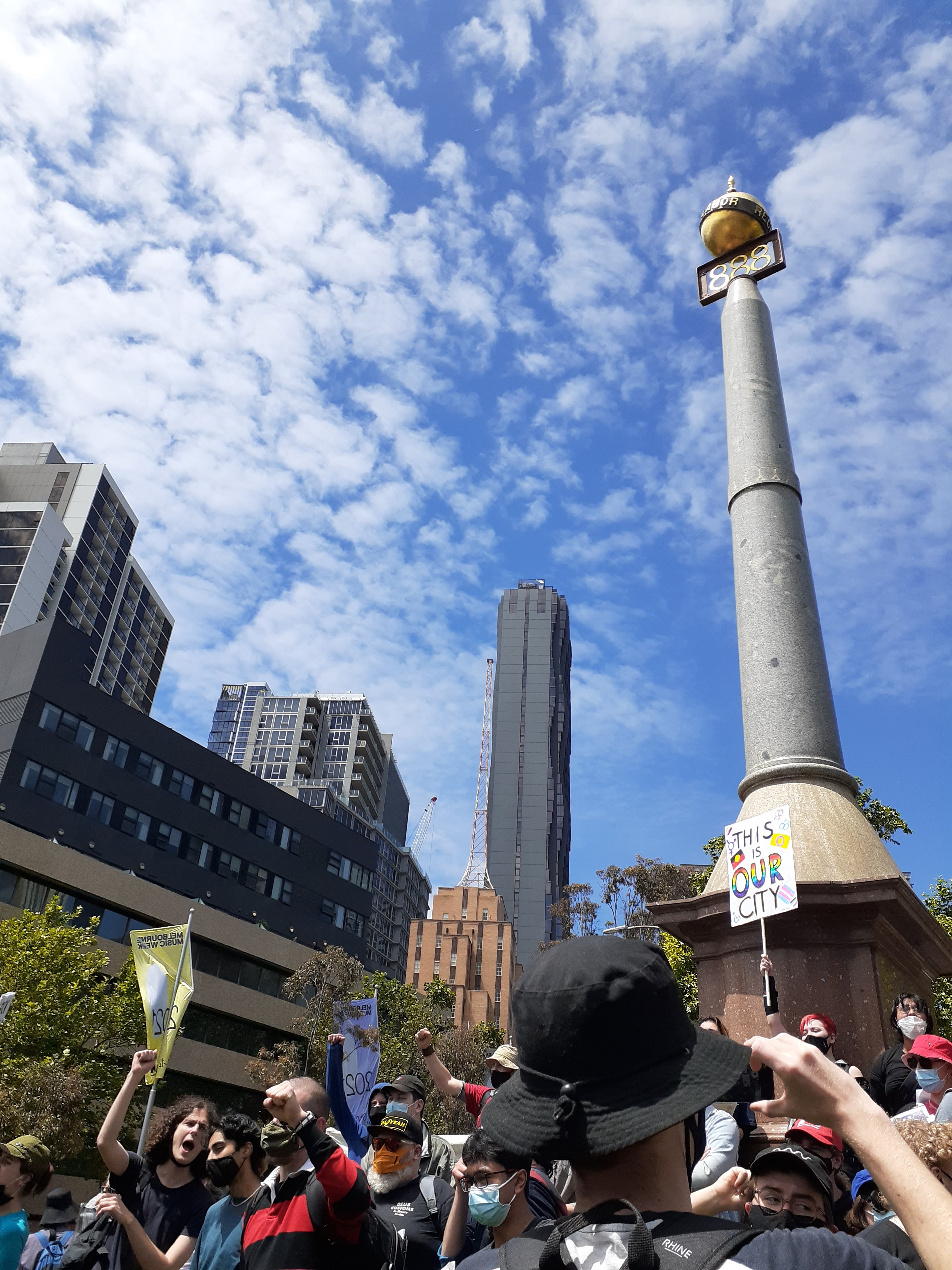 #antiracistantifascistrally Melb 20-11-2021