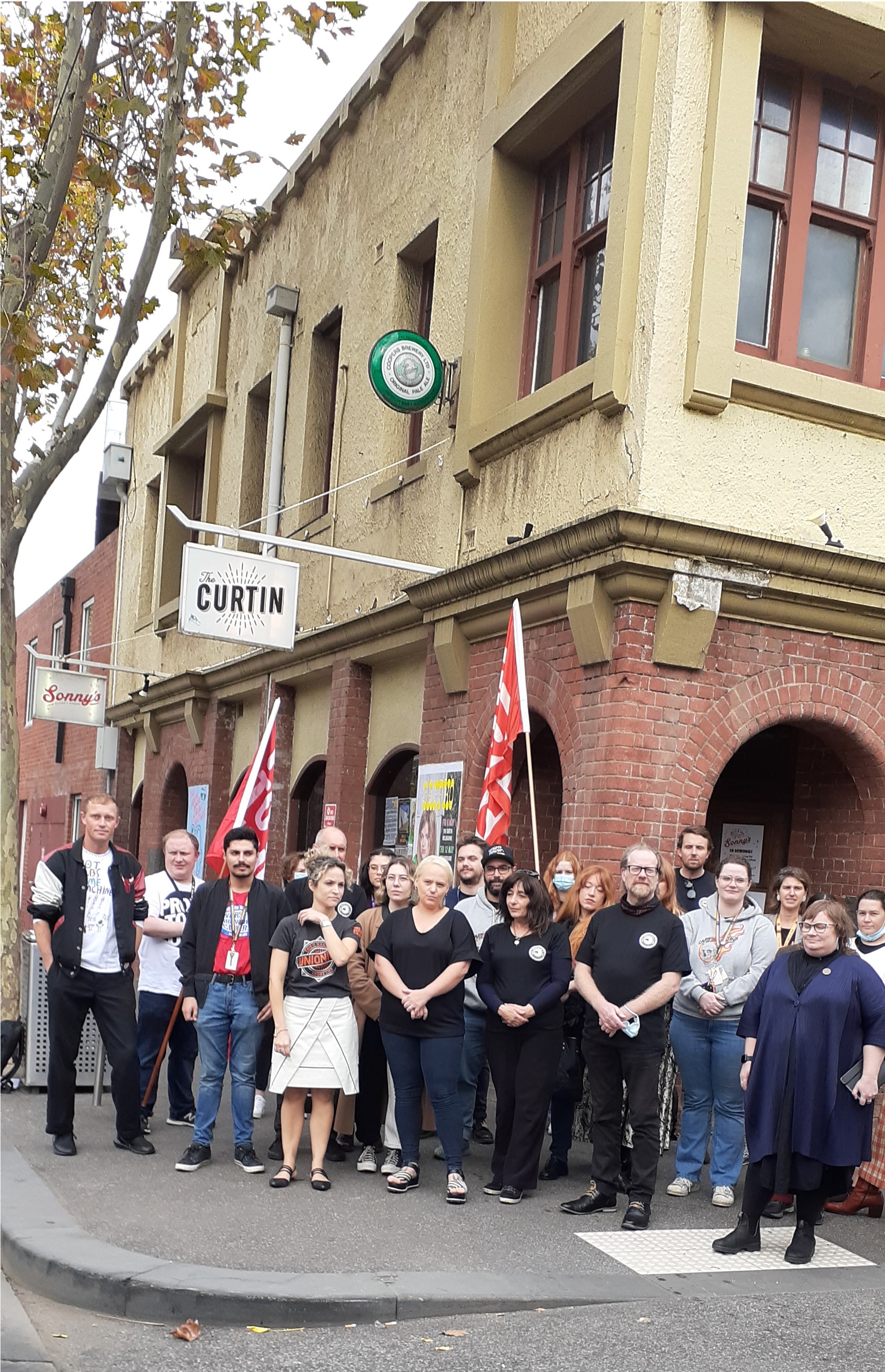 Curtin Hotel Green Ban Supporters