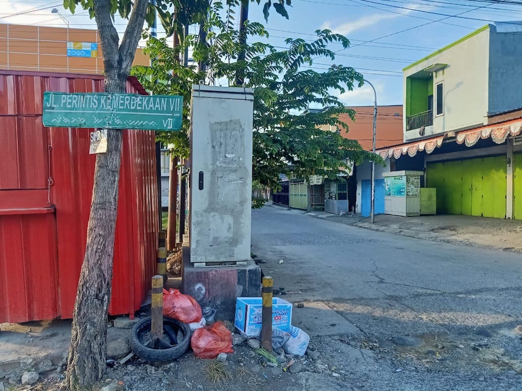 Pioneer Of Freedom Street IV housing hundreds of refugees in Makassar City, Indonesia. Photo courtesy of Alfred Pek