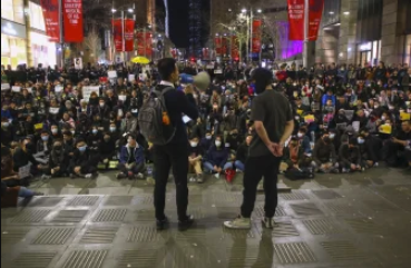 Chinese students in Australia making their voices heard