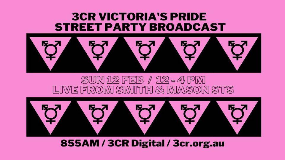 Pride Street Party broadcast 12 February 