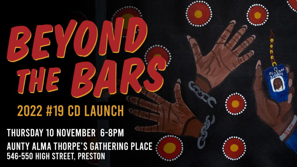 Beyond the Bars CD Launch 2022 10 November 6-8pm