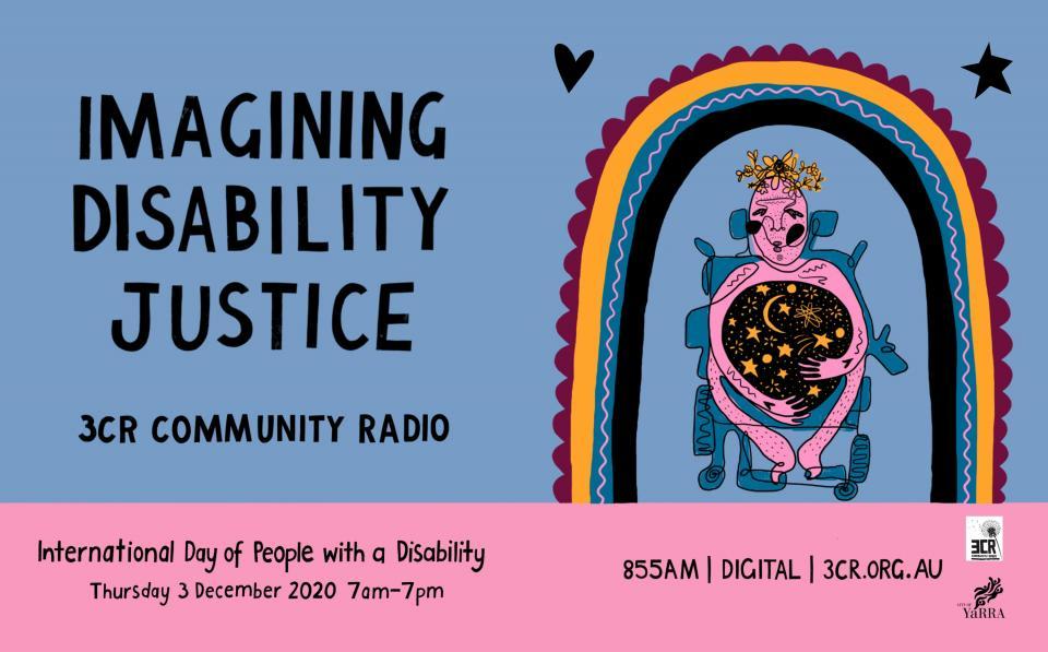 Imagining Disability Day poster 2020 - Ruby Allegra