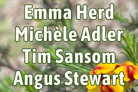 13 October, Emma Herd joined by Michèle Adler, Tim Sansom and Angus Stewart 