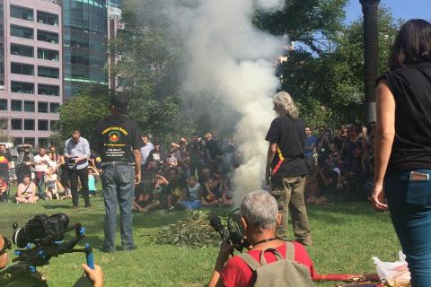 Invasion Day 2016 - Viv, Robbie, Uncle Larry 