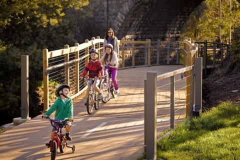 Darebin Creek Trail in Ivanhoe