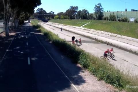 Screen grab from Moonee Ponds Creek High Flow Channel Warning