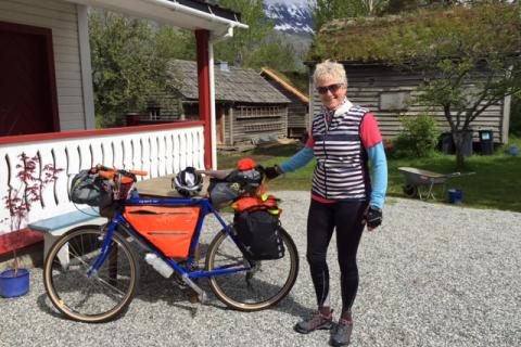 Belinda Heyward touring the fjordlands of Norway