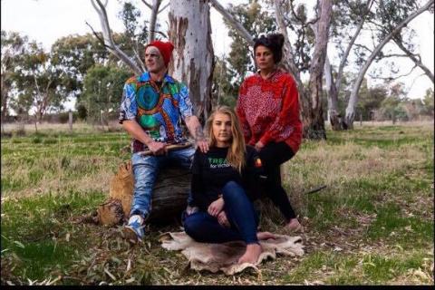 Djab Wurrung Embassy Protectors Bec, Mans and Zane