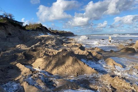 coastal erosion