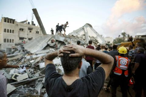 Destruction in Gaza 15-10-2023 Mohammed Faeq AFP via Getty Images