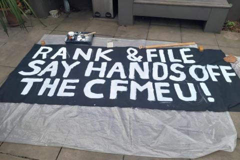 Hands off the CFMEU