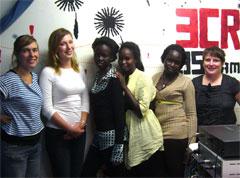 Women participating in Girls on Air 