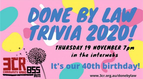 Done by Law trivia night 2020 Thursday 19 November