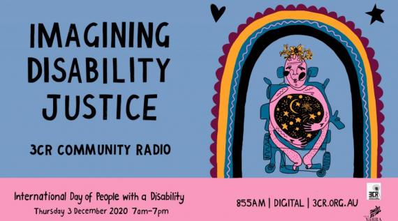 Imagining Disability Day poster 2020 - Ruby Allegra