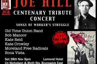 Joe Hill Tribute Benefit for 3CR