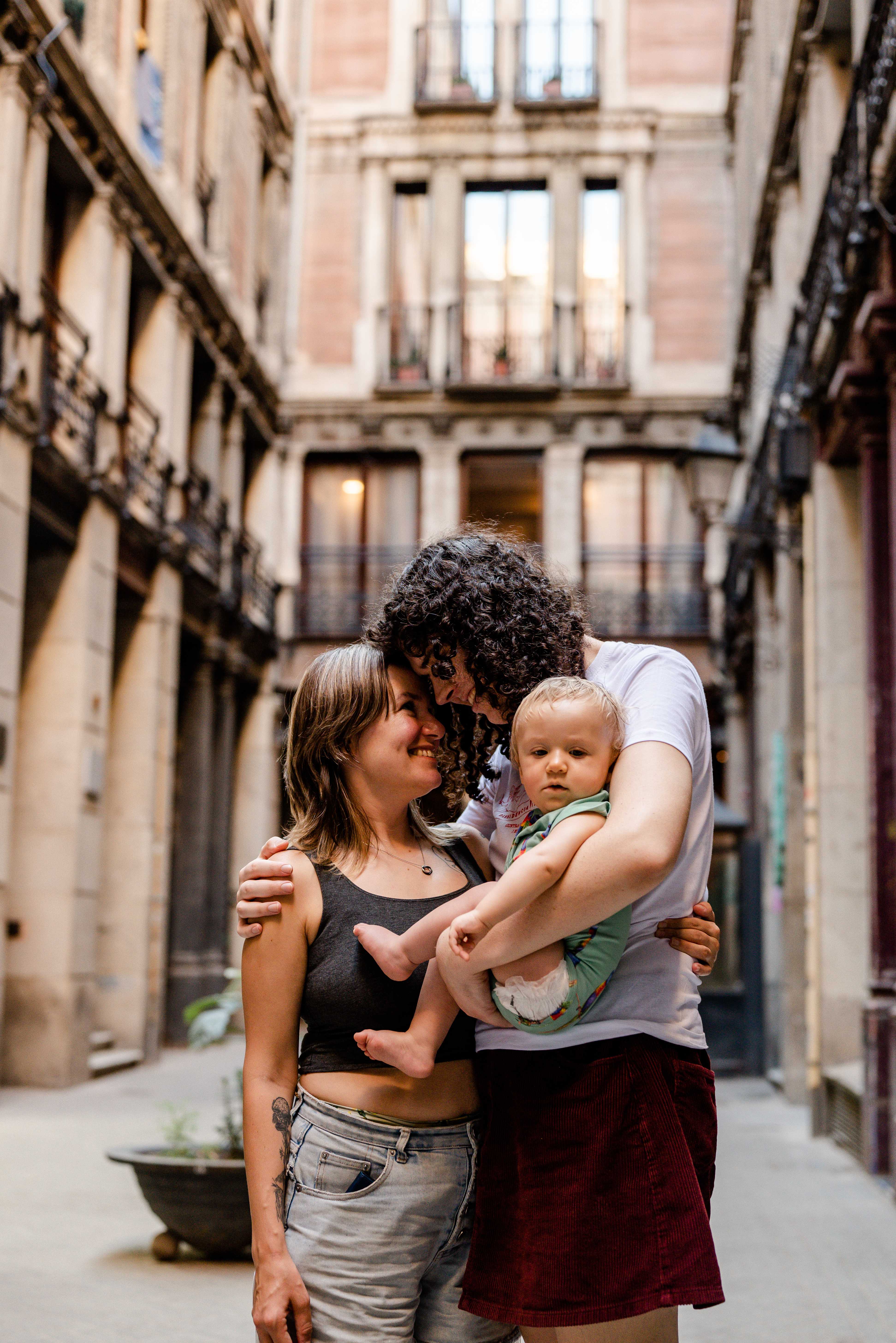 In photo: Azja and Meri with their beautiful child, Ocean