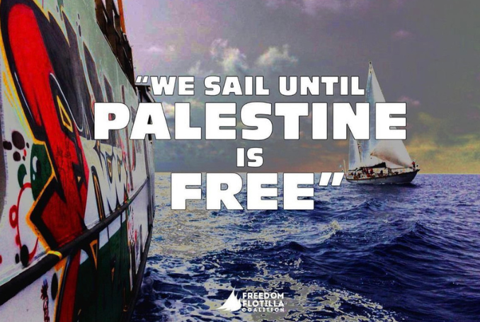 Freedom Flotilla poster, Gaza Freedom Flotilla