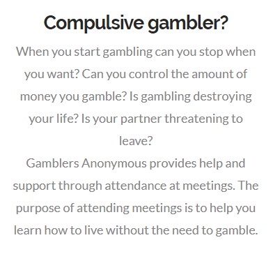 Is your gambling controlling you?