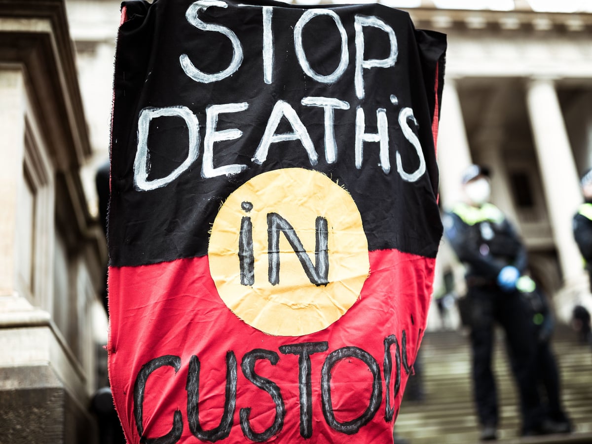 Stop Black Deaths in Custody. Image: The Guardian