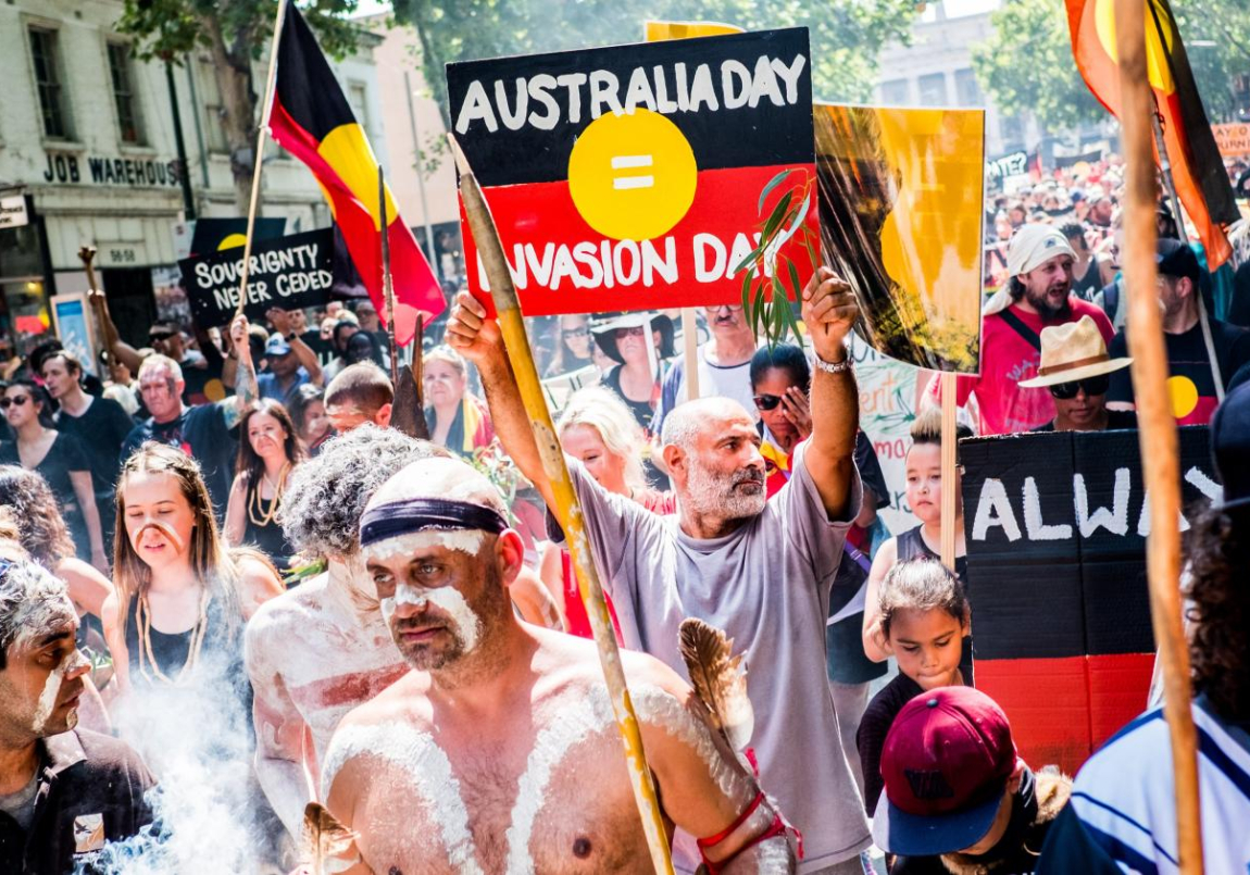 Invasion Day rally. Photo: Shutterstock.