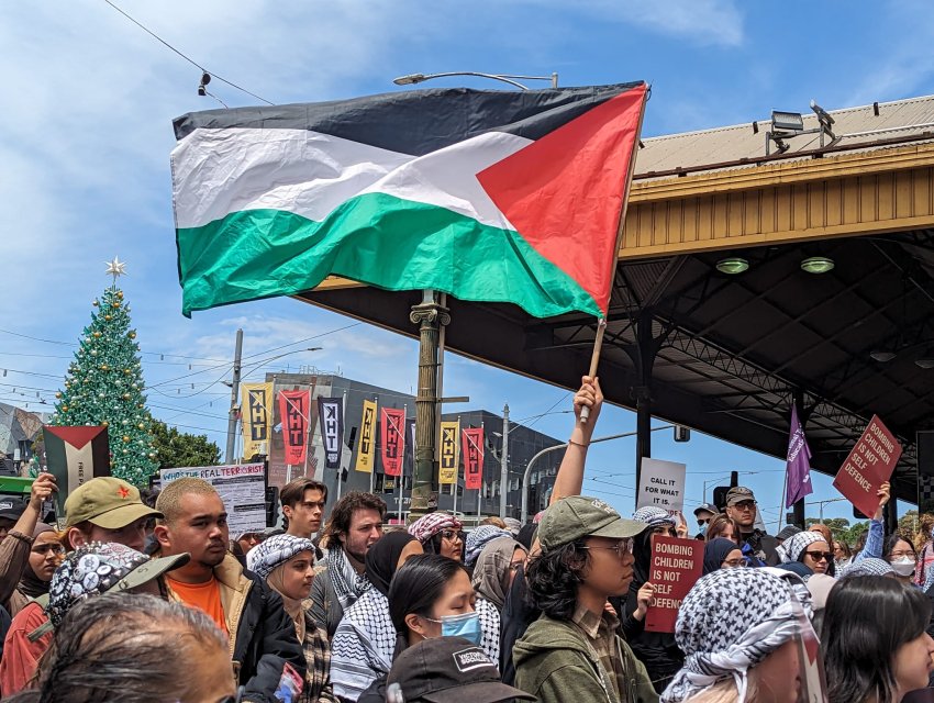  School strike for Palestine. Photo: Jacob Andrewartha