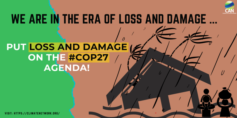 Cop 27 Loss and damage