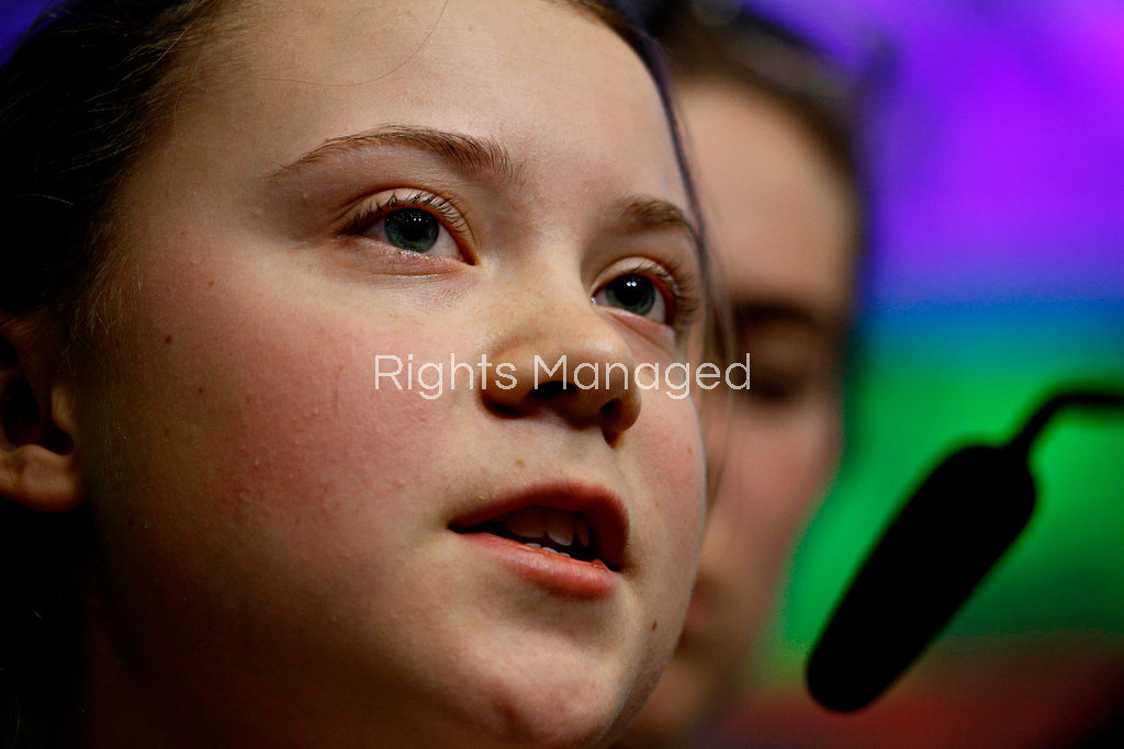 Greta Thunberg. You are just acting ,not taking action. Photo by Alexandros Michaelidis-Alamy