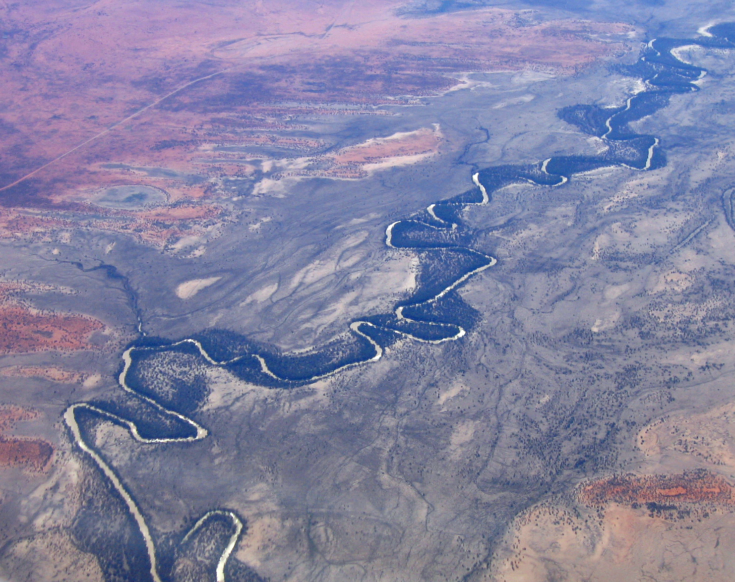 Aerial view of the Barka - by Tim J Keegan