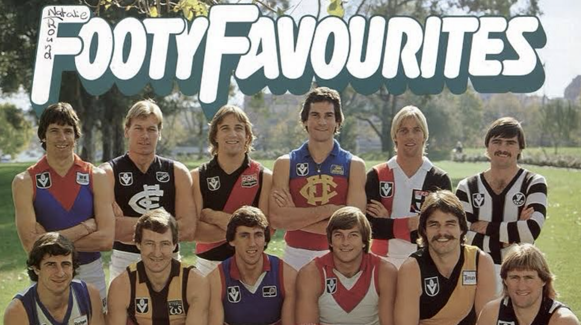 'Footy Favourites' LP record cover