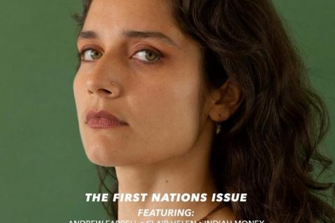 Laniyuk on the cover of Archer Magazine's First Nations issue