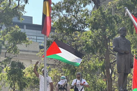 Free Palestine Rally 31 March 2024. Photo by Kannagi