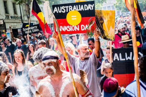 Invasion Day rally. Photo: Shutterstock.