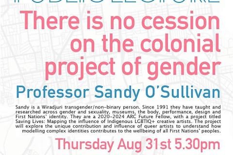 Sandy O'Sullivan's free public lecture