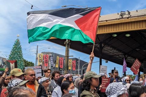  School strike for Palestine. Photo: Jacob Andrewartha