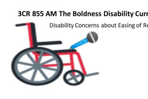 3Cr The Boldness Disability Concerns About Easing Of Restrictions