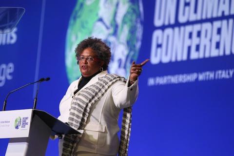 Barbados Prime Minister Mia Mottley