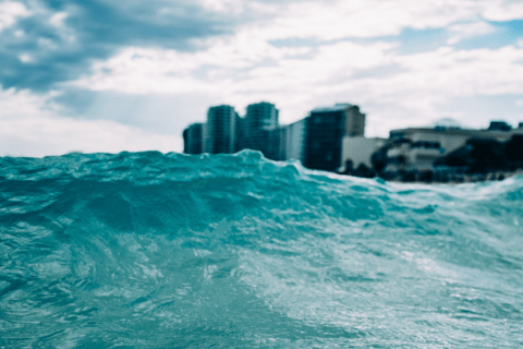 Body of Water Under Cloudy Sky by Ricardo Esquivel